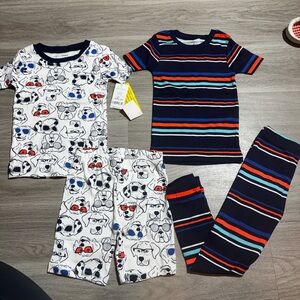 Carter's Kids Pajama Set - Navy, Red, and White